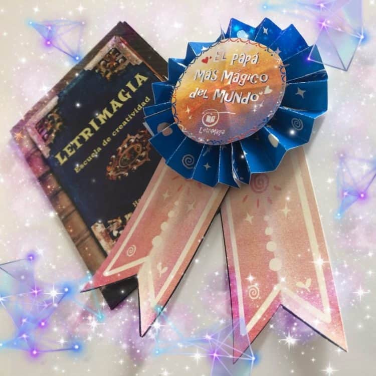 medalla día del padre Letrimagia